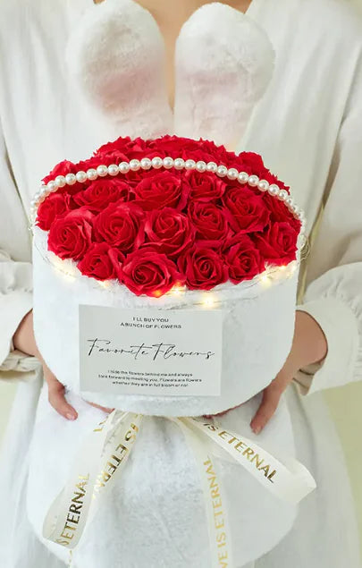 Rabbit Ears Rose Bouquet WEM Support (www.WEM.support)