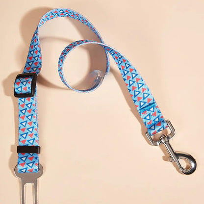 Nylon Dog Car Seat Belt with Hand Holding Rope HejK.com Marketplace LLC
