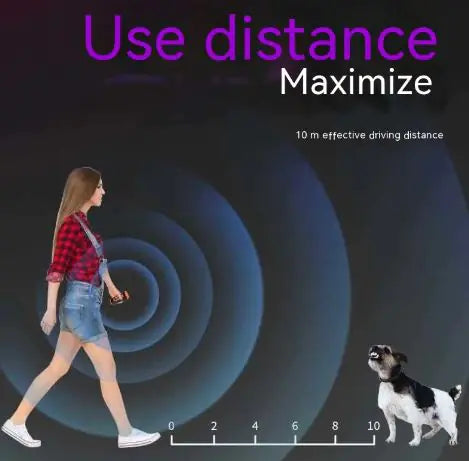 Three-Head Ultrasonic High-Power Dog Repellent with Spray WEM Support (www.WEM.support)