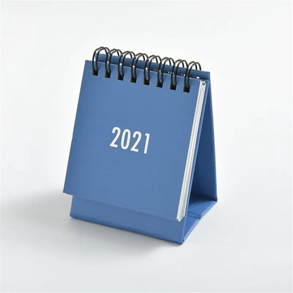 Solid Color Small Desk Calendar WEM Support (www.WEM.support)