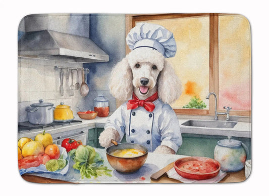 White Poodle The Chef Memory Foam Kitchen Mat WEM Support (www.WEM.support)