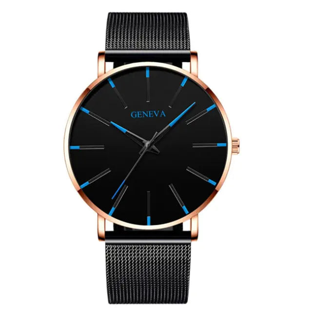 Minimalist Men's Fashion Ultra Thin Watch WEM Support (www.WEM.support)