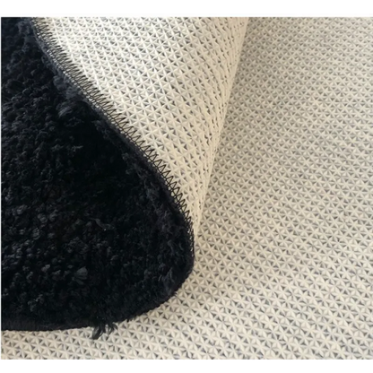 Black No 8 Flocking Carpet Living Room Sofa WEM Support (www.WEM.support)