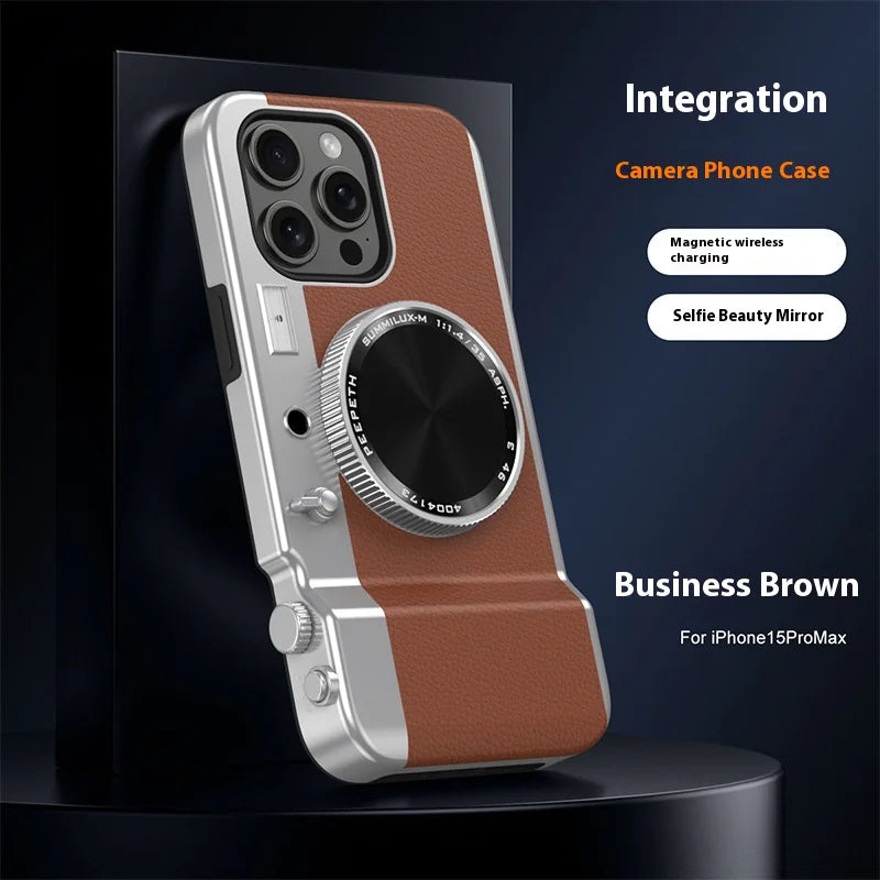 Bluetooth Camera Magnetic Mirror Phone Case WEM Support (www.WEM.support)