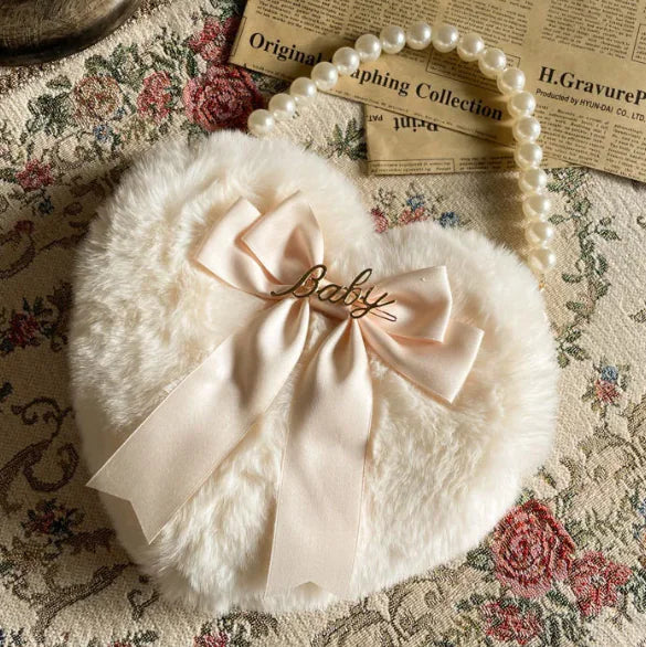 Heart Plush Hand Carrying Bag HejK.com