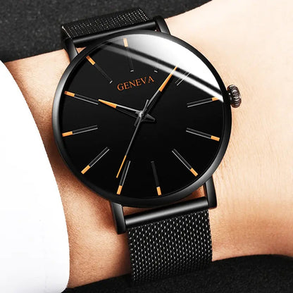 Minimalist Men's Fashion Ultra Thin Watch WEM Support (www.WEM.support)