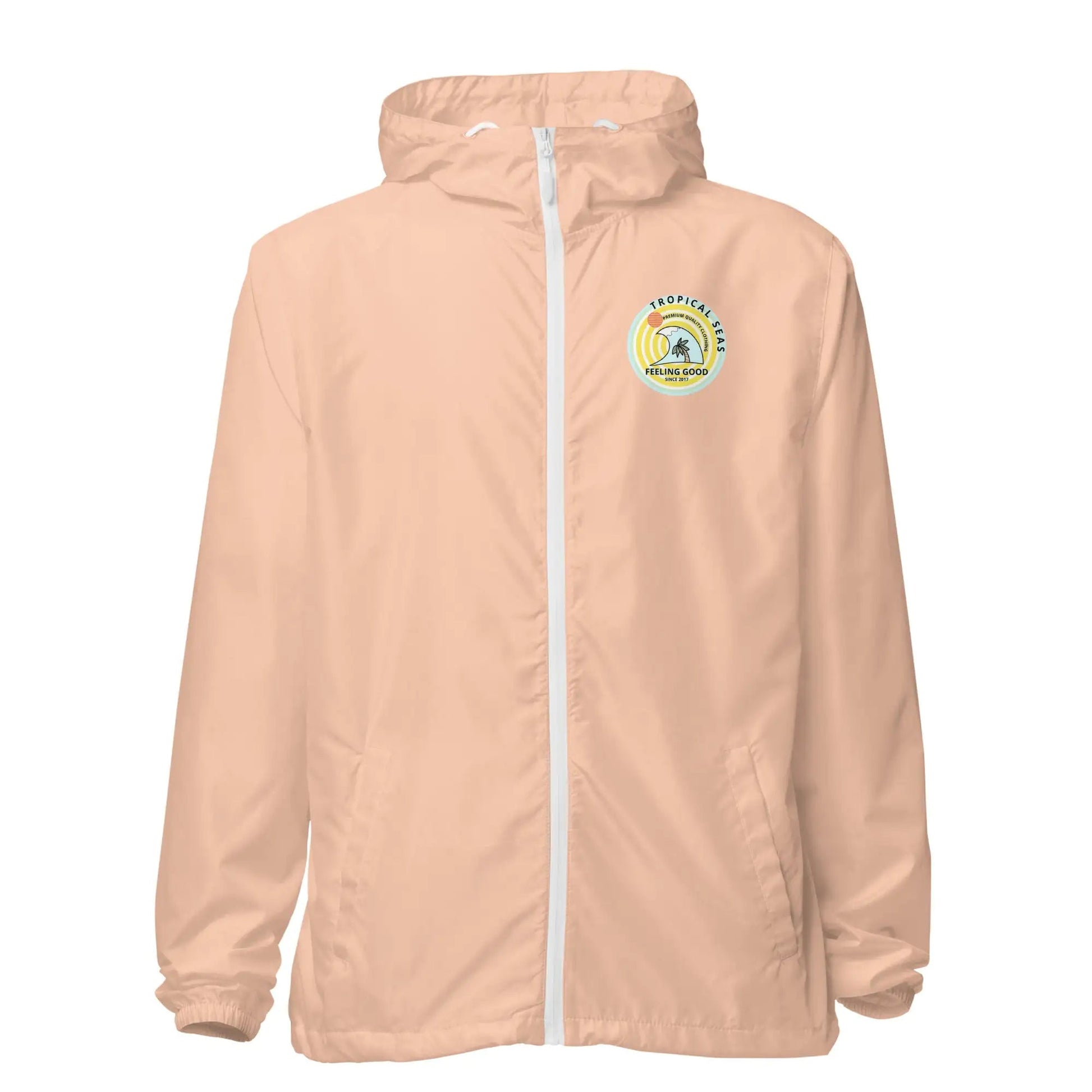 Women's Lightweight Zip Up Dreamland Windbreaker WEM Support (www.WEM.support)