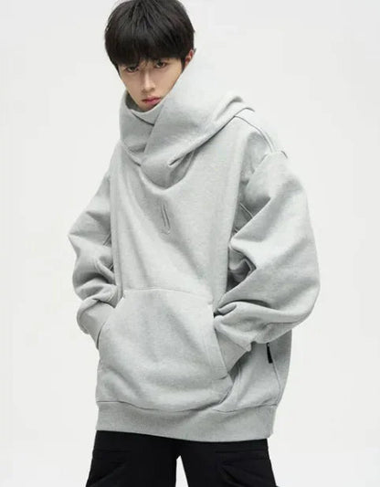 High Street Heavy Fleece-lined Thickened Hooded Sweatshirt WEM Support (www.WEM.support)