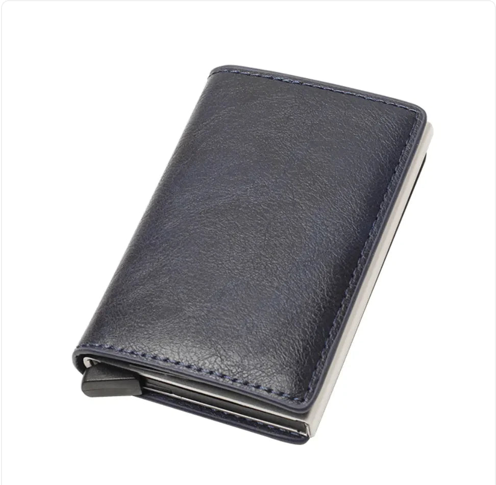 Auto-Flex Aluminum Alloy Card Holder Wallet WEM Support (www.WEM.support)