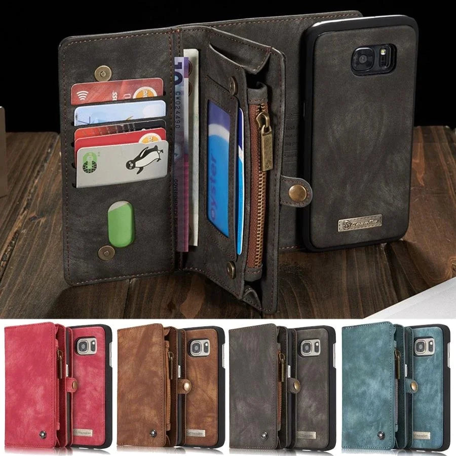 Leather Wallet Phone Case For Samsung HejK.com