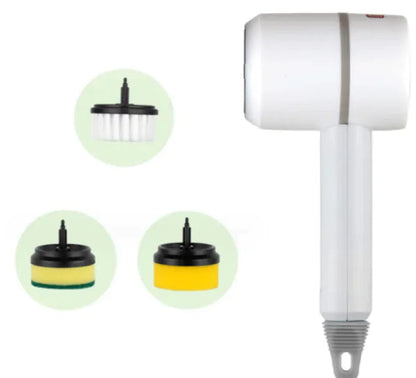 PowerScrub Electric Cleaning Brush - Multifunctional Scouring Pad WEM Support (www.WEM.support)