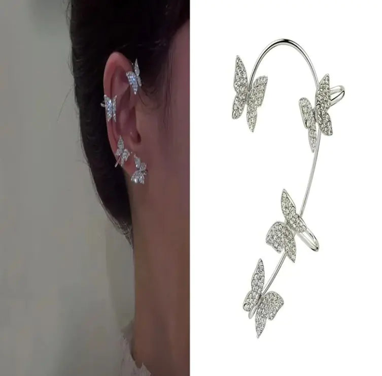 Light Luxury Butterfly Ear Hanging Super Immortal WEM Support (www.WEM.support)