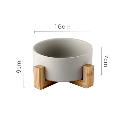 Ceramic Anti-Flip Bowl For Pets WEM Support (www.WEM.support)