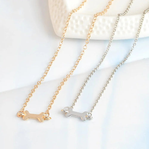 Human Dog Bone Charm Necklace WEM Support (www.WEM.support)