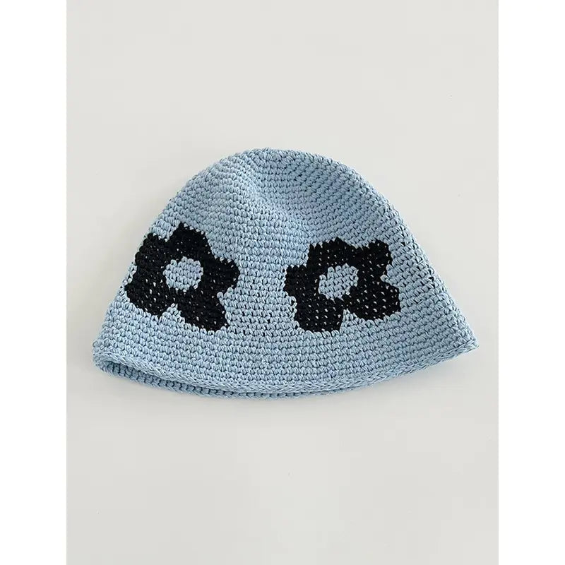 Japanese Retro Hollow Flower Handmade Knitted Bucket Hat HejK.com Marketplace LLC