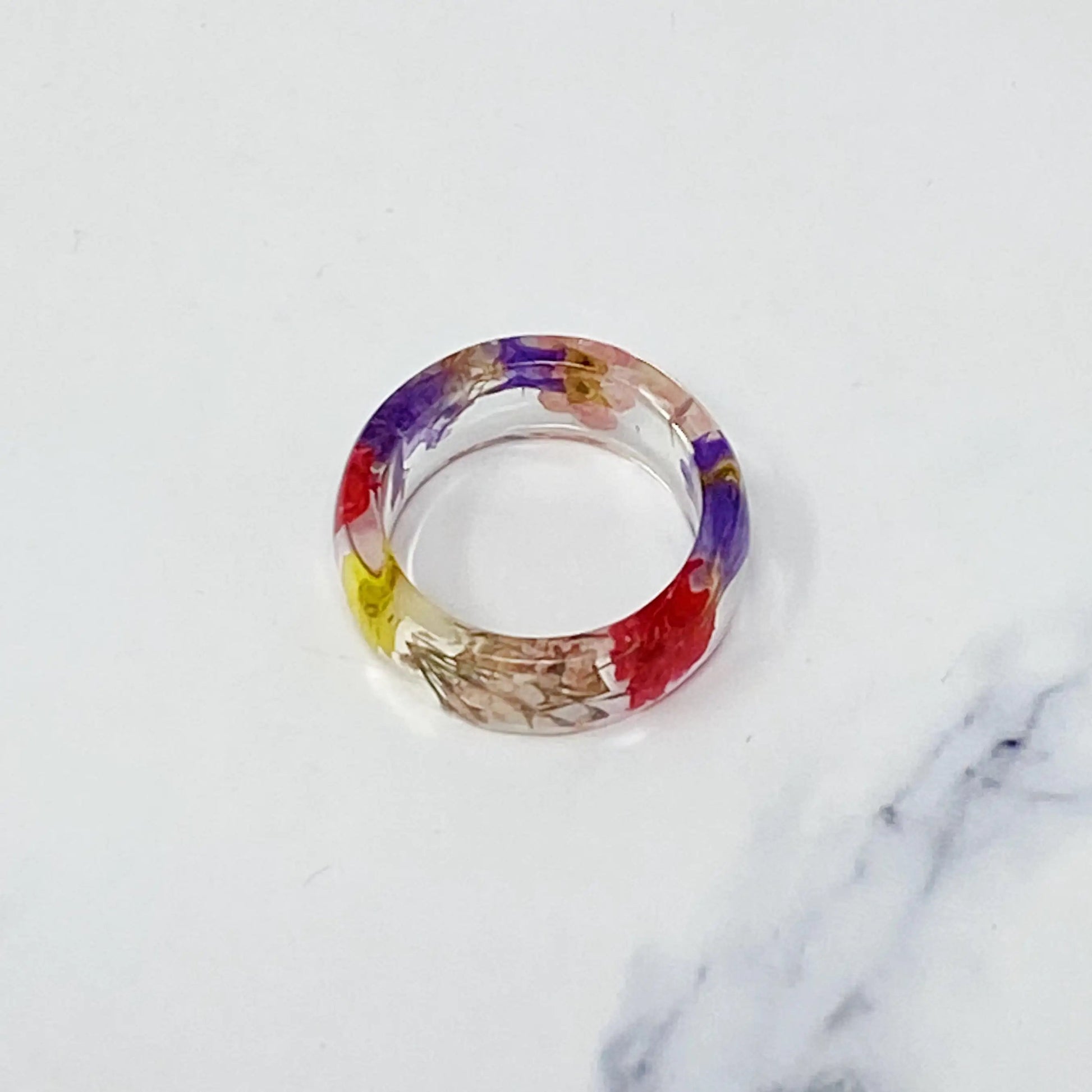 Flower Field Acrylic Ring WEM Support (www.WEM.support)