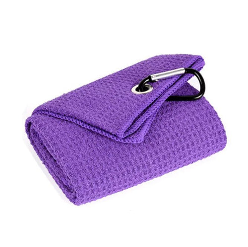 Waffle Golf Ball Cleaning Towel - Catch Cards