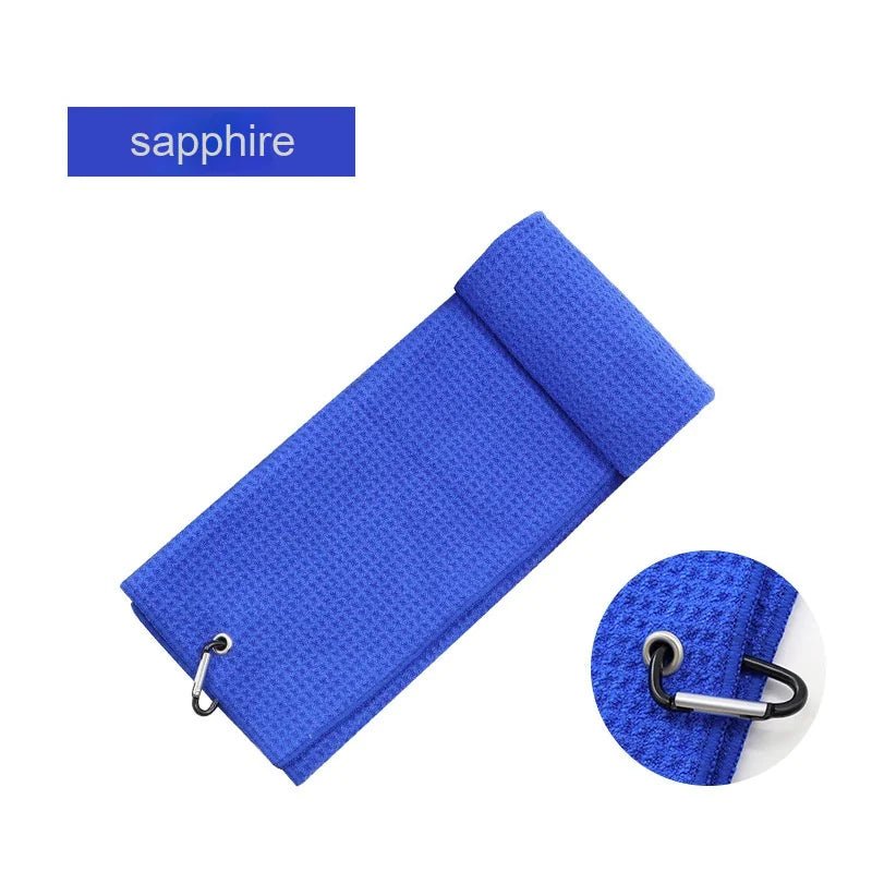 Waffle Golf Ball Cleaning Towel - Catch Cards