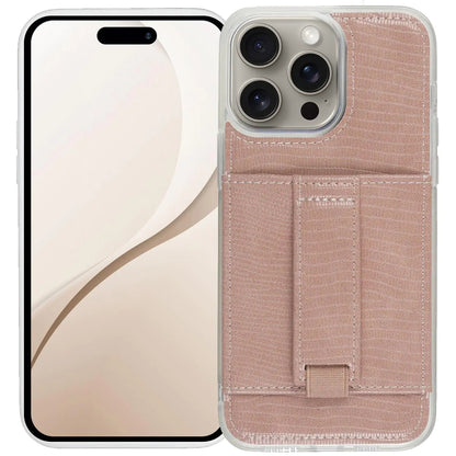 Walli Case for iPhone 15 Pro Max Case - Phone Case with Card Holder, Kickstand & Finger Strap - Vegan Leather Wallet Case for iPhone - Aesthetic Phone Case Compatible with iPhone 15 Pro Max - Catch Cards