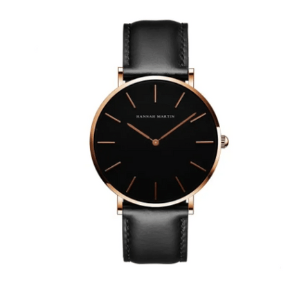 Waterproof Leather Watch - Catch Cards