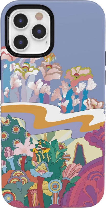 Casely iPhone 12/12 Pro Case | Painting in Pastels | Rainbow Watercolor | Bold Protective Design