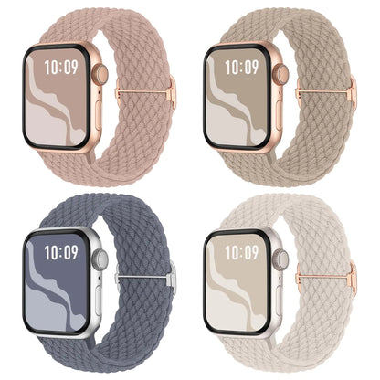 Braided Stretchy Solo Loop Compatible for Apple Watch Band 38mm 40mm 41mm 42mm 44mm 45mm 46mm 49mm for Women Men, Nylon Elastic Straps Wristbands for iWatch Series 10 9 8 7 6 SE 5 4 3 2 Ultra Ultra 2