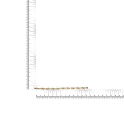 14K Gold 5.00 Cttw Square Princess Cut White Diamond Rectangular Invisible Set Link Tennis Bracelet (H-I Color, SI2-I1 Clarity) - 7.25” Inches WEM Support (www.WEM.support)