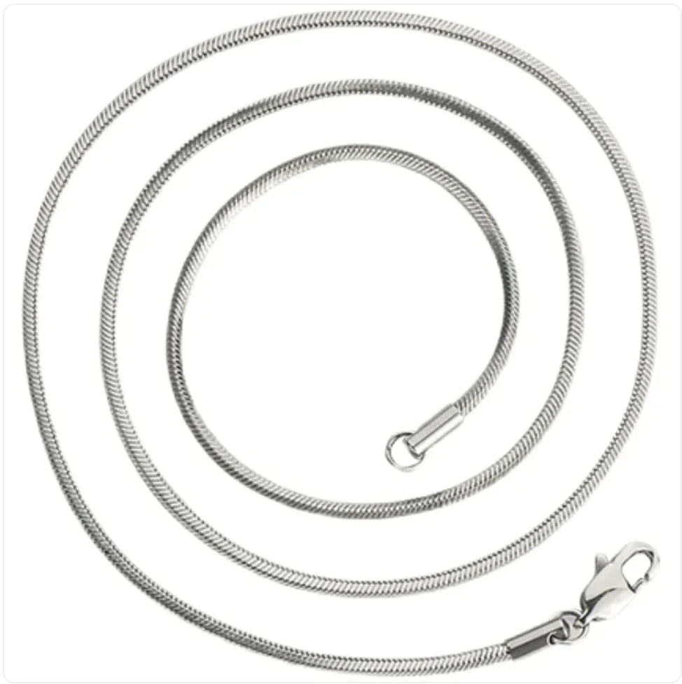 Men's Titanium Steel Clavicle Necklace WEM Support (www.WEM.support)