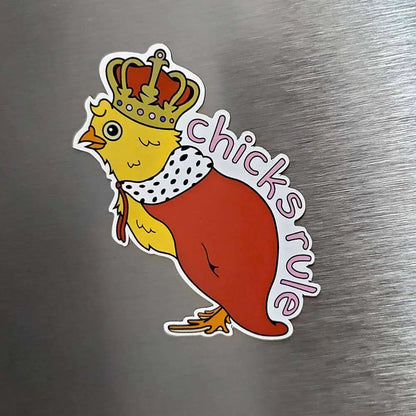 Chicks Rule Magnet WEM Support (www.WEM.support)