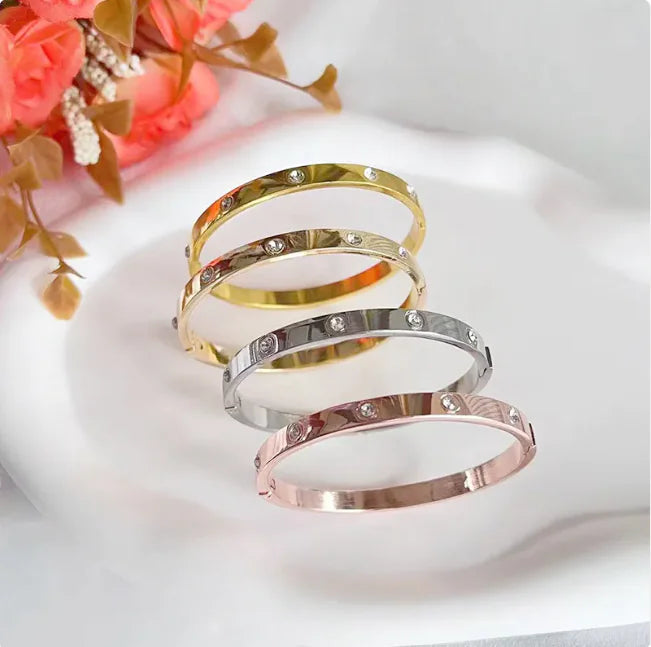 Minimalist Full Diamond All-Match Bracelet WEM Support (www.WEM.support)