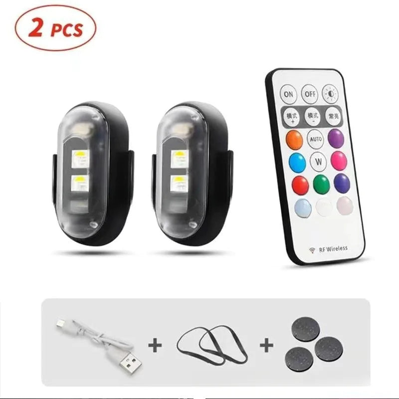 Wireless Remote Control Colorful Strobe Light WEM Support (www.WEM.support)