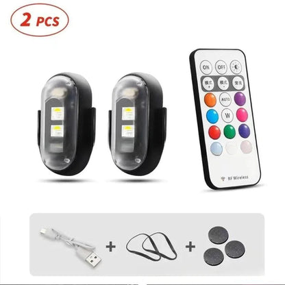 Wireless Remote Control Colorful Strobe Light WEM Support (www.WEM.support)
