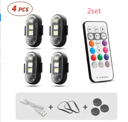 Wireless Remote Control Colorful Strobe Light WEM Support (www.WEM.support)