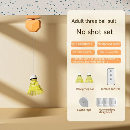 Badminton Racket Single Trainer with Automatic Rebound Swing WEM Support (www.WEM.support)