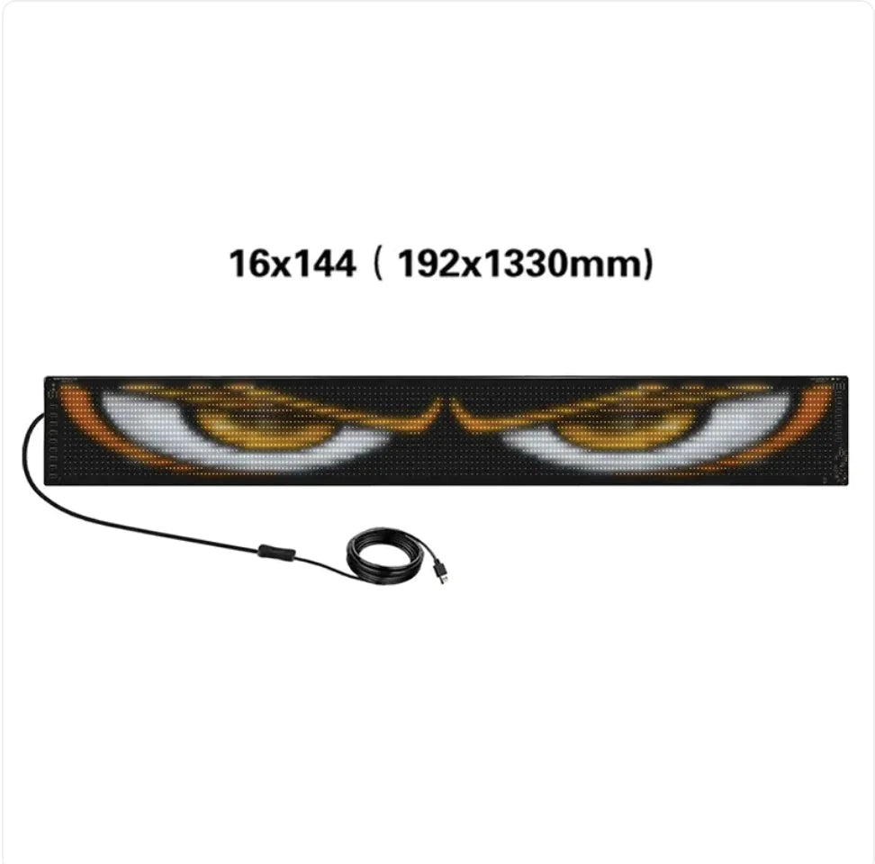 USB Car Bluetooth Smart Screen with Flexible Full Color Display WEM Support (www.WEM.support)