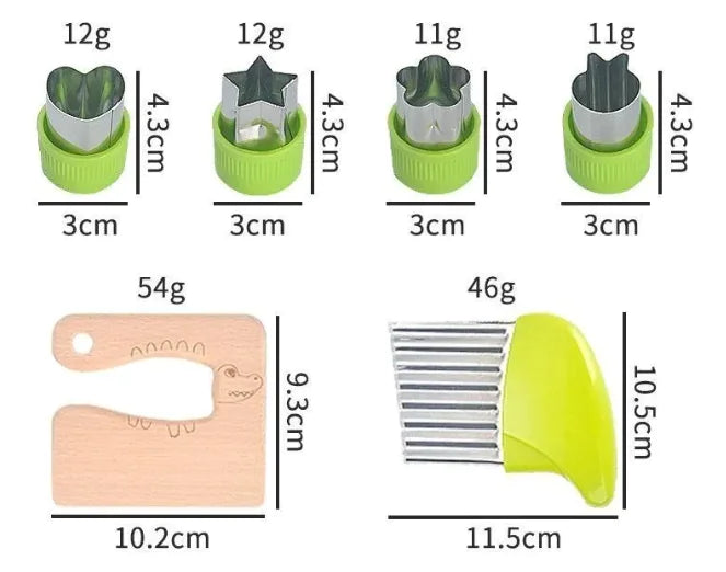 Children's Plastic Kitchen Tools Set WEM Support (www.WEM.support)
