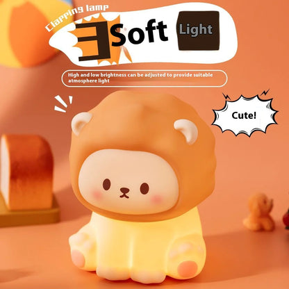 Lion Silicone Night Lamp WEM Support (www.WEM.support)