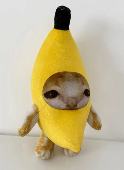 Banana Cat Plush Toy WEM Support (www.WEM.support)
