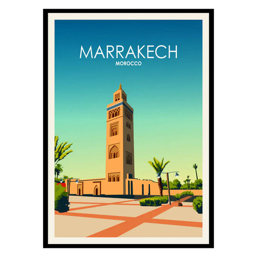 Marrakech Morocco Poster WEM Support (www.WEM.support)