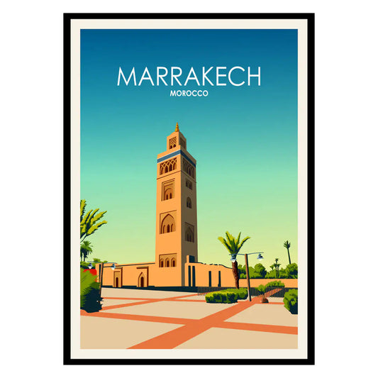 Marrakech Morocco Poster WEM Support (www.WEM.support)