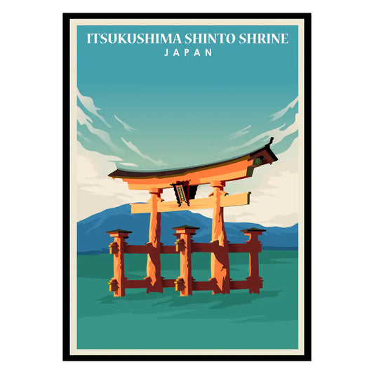 Itsukushima Shrine Poster WEM Support (www.WEM.support)