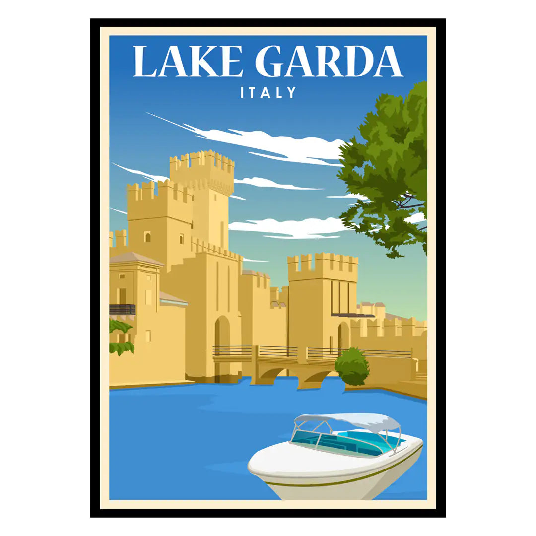 Lake Garda Poster WEM Support (www.WEM.support)