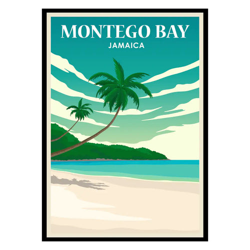 Montego Bay Jamaica Poster WEM Support (www.WEM.support)