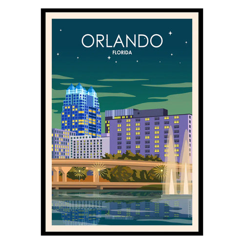 Orlando Florida US Poster WEM Support (www.WEM.support)