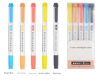 Double-Ended Highlighter Pen Set WEM Support (www.WEM.support)