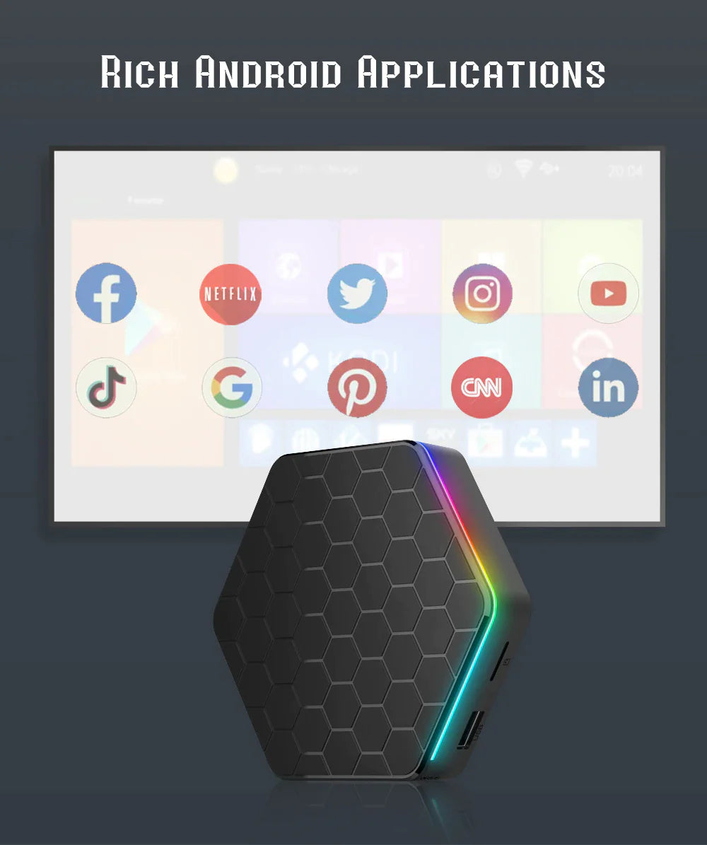 2023 Upgraded T95Z Plus Smart Android 12.0 TV Box Quad Core 6K HD Stream Player WEM Support (www.WEM.support)