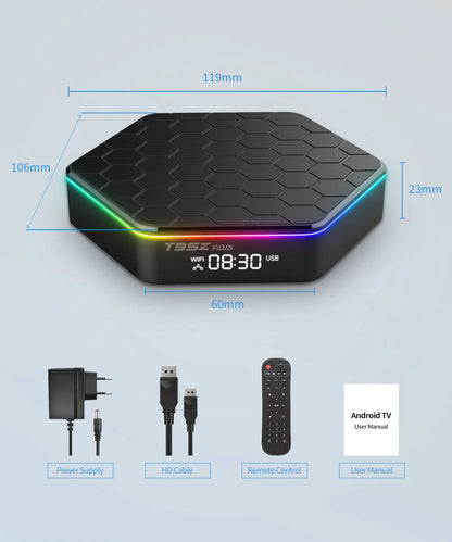 2023 Upgraded T95Z Plus Smart Android 12.0 TV Box Quad Core 6K HD Stream Player WEM Support (www.WEM.support)