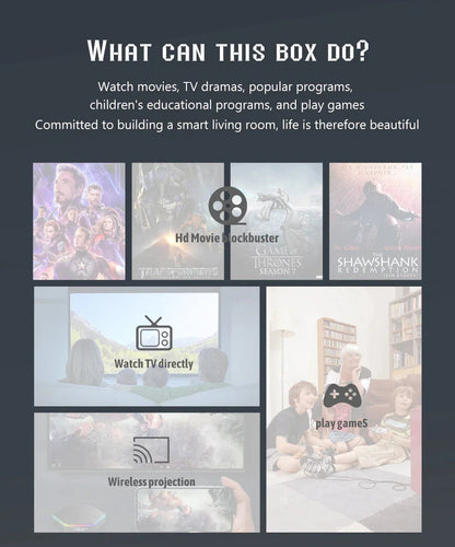 2023 Upgraded T95Z Plus Smart Android 12.0 TV Box Quad Core 6K HD Stream Player WEM Support (www.WEM.support)