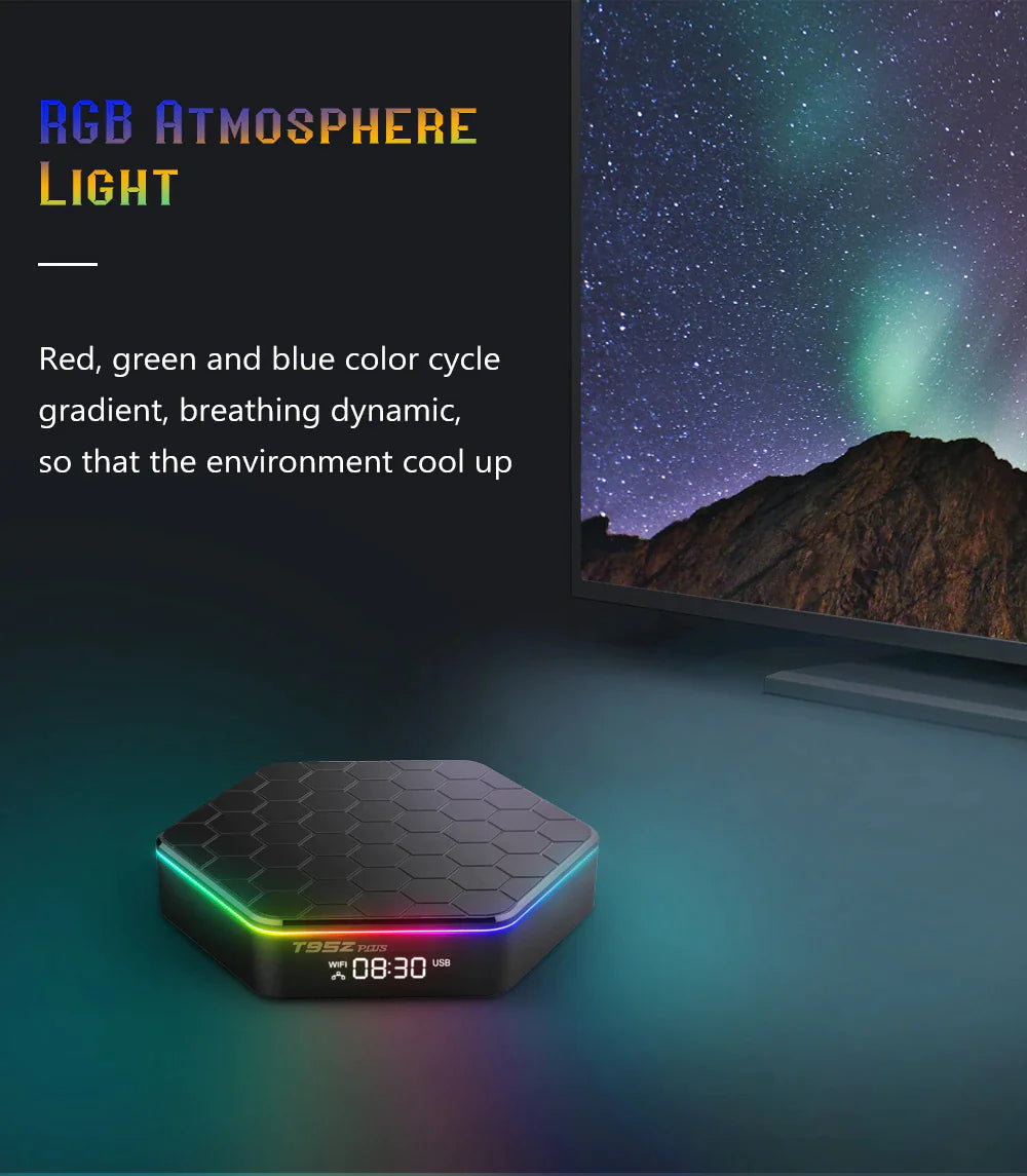 2023 Upgraded T95Z Plus Smart Android 12.0 TV Box Quad Core 6K HD Stream Player WEM Support (www.WEM.support)