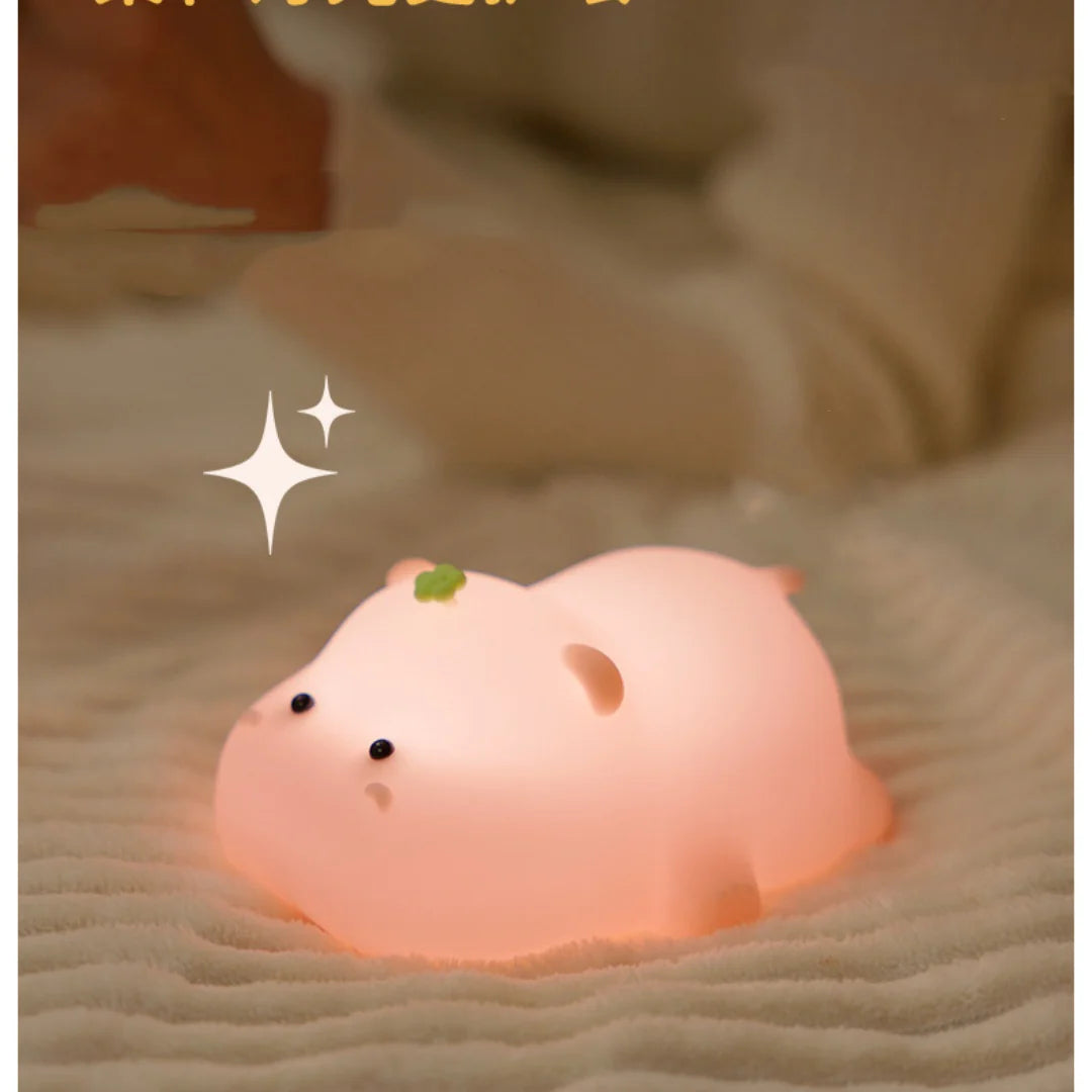 Hippo Silicone Night Light WEM Support (www.WEM.support)